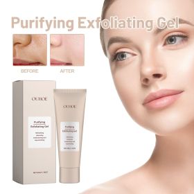 Gentle Facial Purifying Exfoliating Gel, Deep Cleansing Skin Exfoliator for Pores, Remove Dead Skin Cells, Refine Rough Uneven Skin