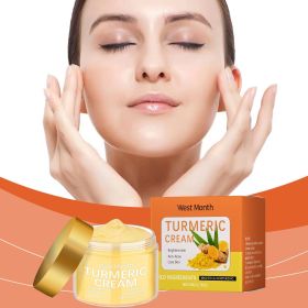 Turmeric Facial Moisturizing Cream for Face Hydrating Brightening Skin Care Cream Nourishing Even Skin Tone Facial Day Night Cream for Dry Dull S