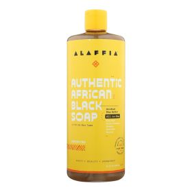 Alaffia - African Black Soap - Unscented - 32 Fl Oz.