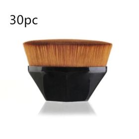 Foundation Brush BB Cream Makeup Brushes Loose Powder Brush Flat Kit (Option: Black1 30pc)